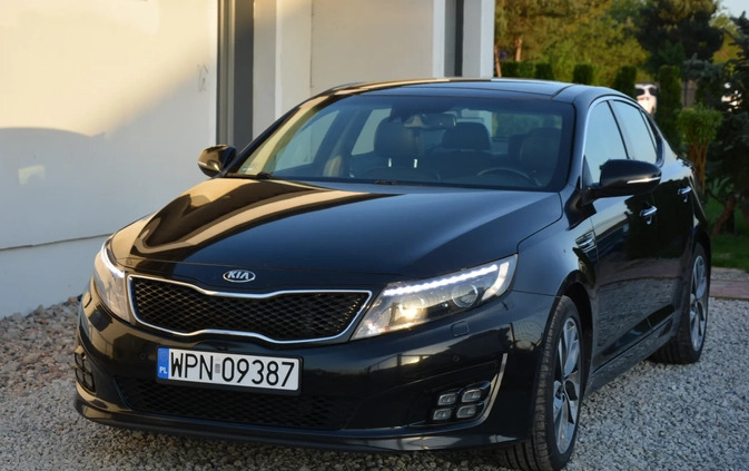 Kia Optima cena 51700 przebieg: 210098, rok produkcji 2014 z Płońsk małe 781